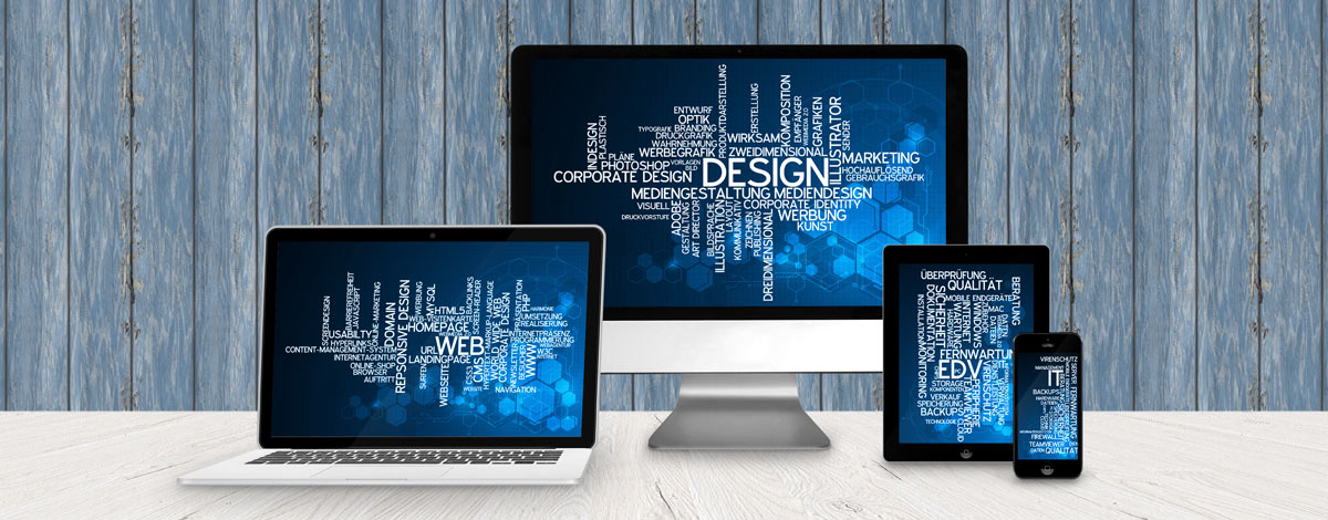 Web, Design und IT - Slide 1